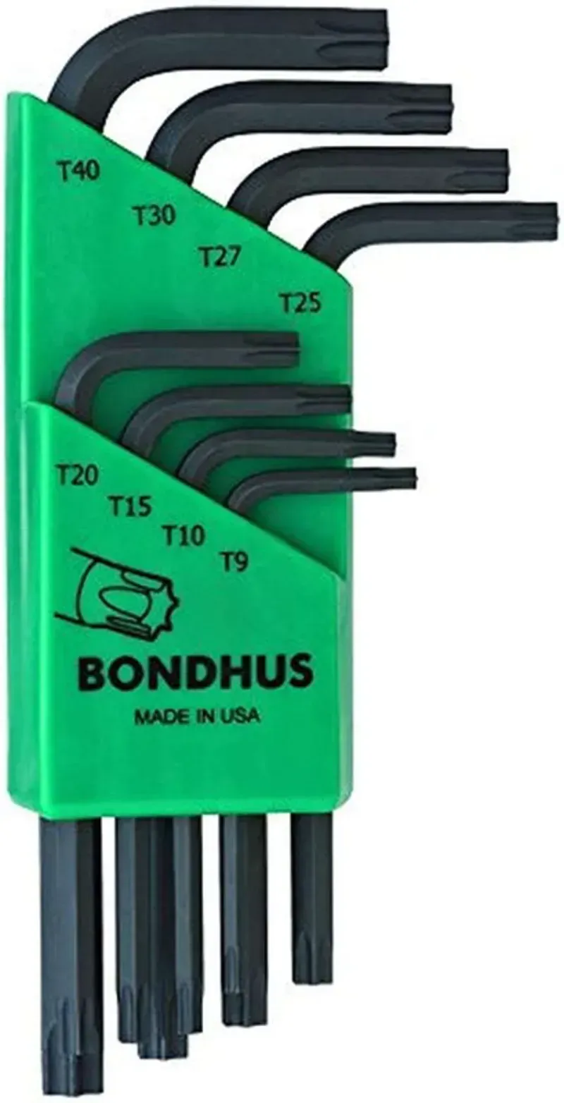 Bondhus Torx L-Wrench Set of 8 - T9- T40