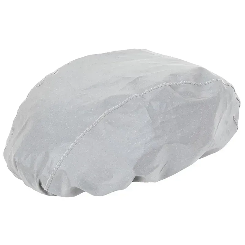 M-Wave Helmet Cover In Silver Full Reflective Fabric