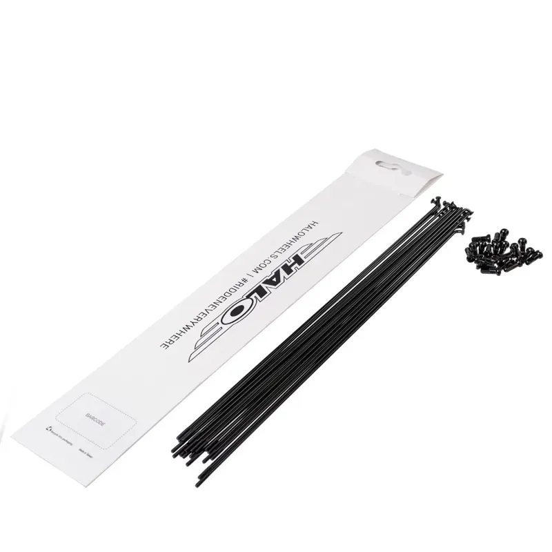 Halo Spokes in Black - 20 Pack 