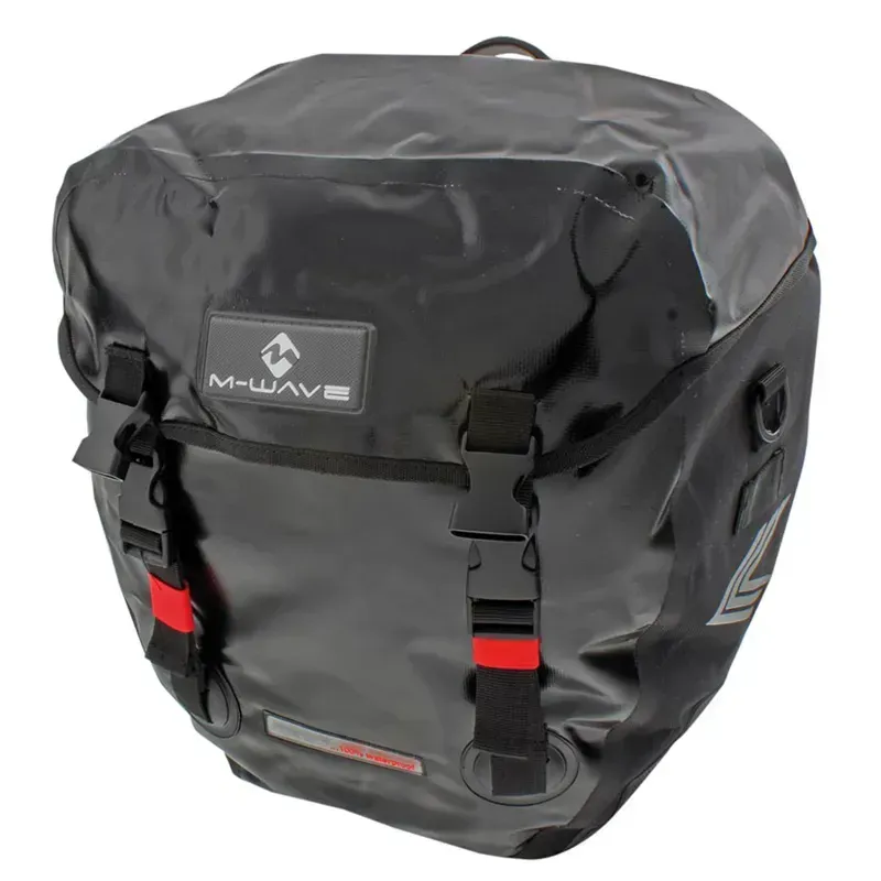 M-Wave Montreal Waterproof 40l Pannier Bag In Black