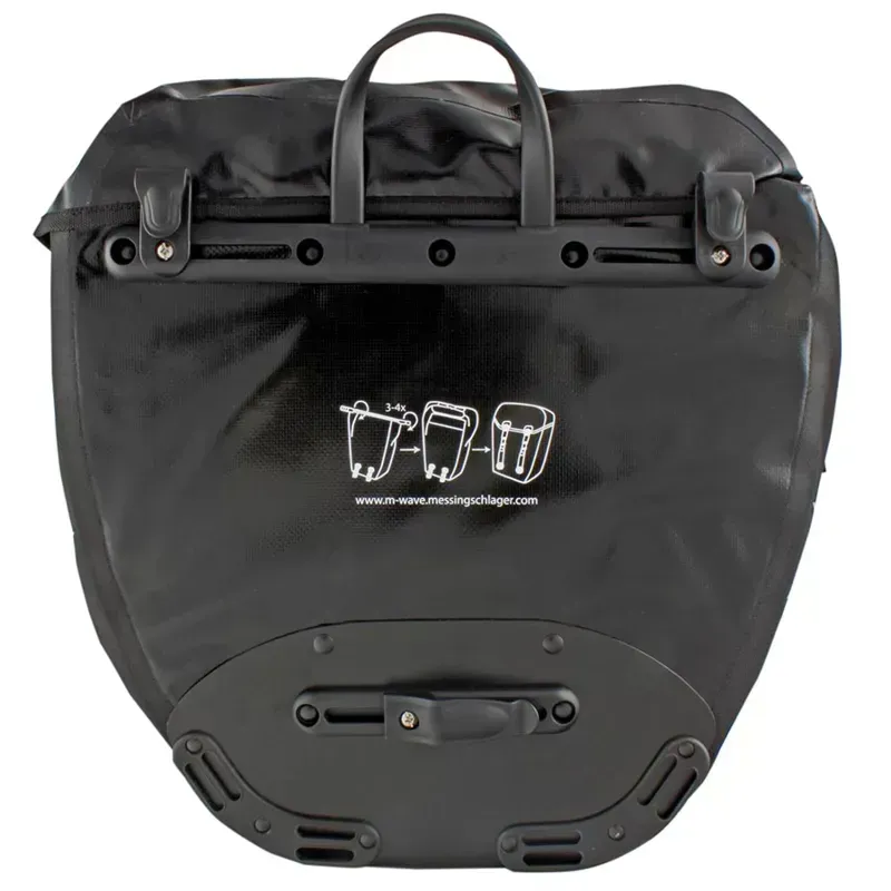 M-Wave Montreal Waterproof 40l Pannier Bag In Black-1