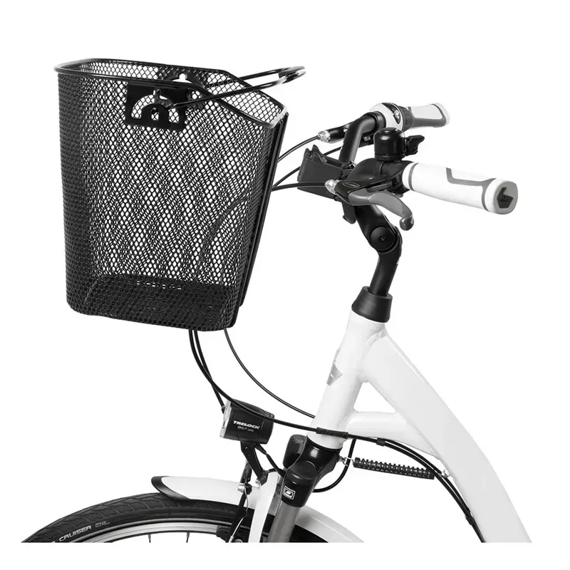 M-Wave BA-F Clip Bar Steel Front Basket In Black