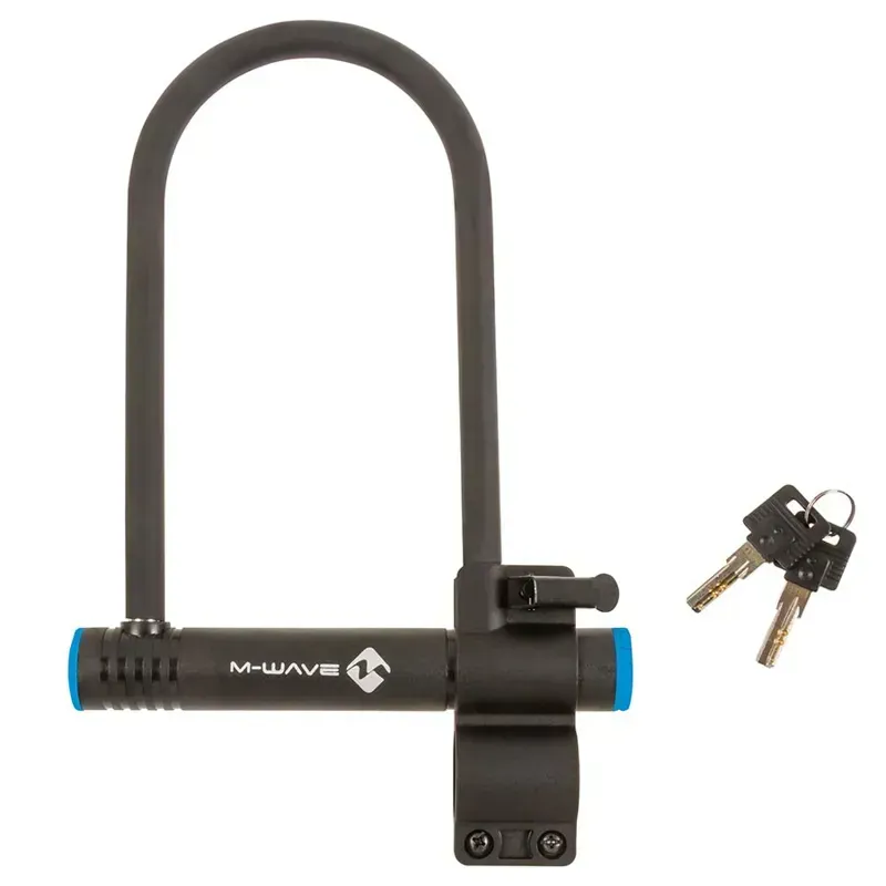 M-Wave B 245 Shackle U-Lock In Black