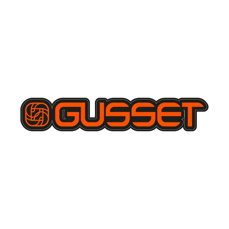Gusset Components S2 Handlebar Decals in Orange