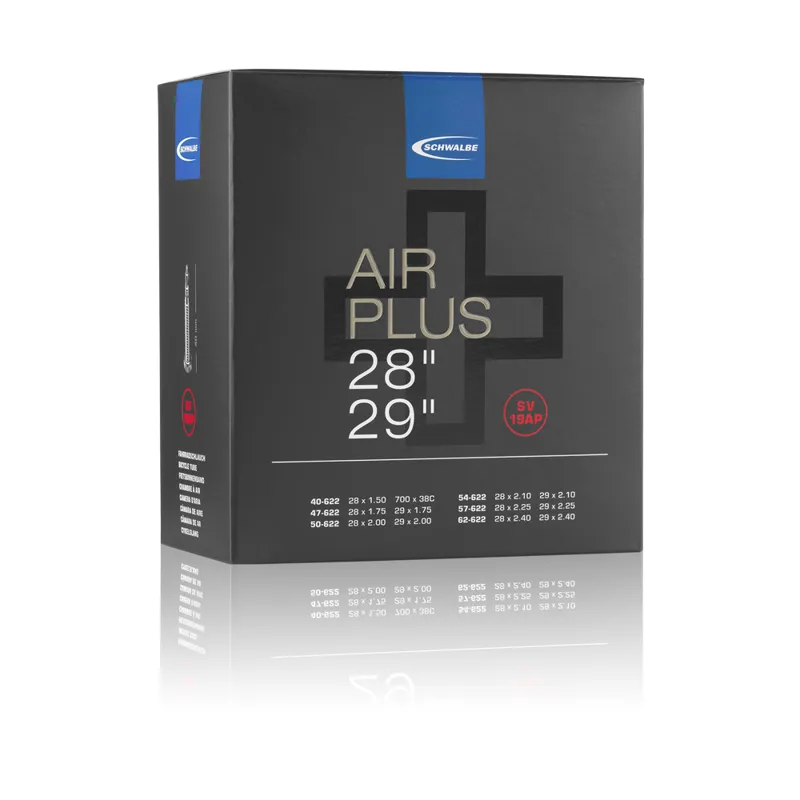 Schwalbe Air Plus Butyl Rubber Inner Tubes Ideal For Cargo Bikes