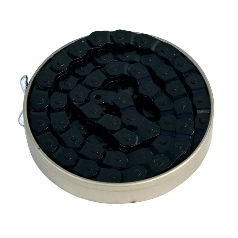 Gusset Coloured Slink Chain in Black - 3/32 or 1/8