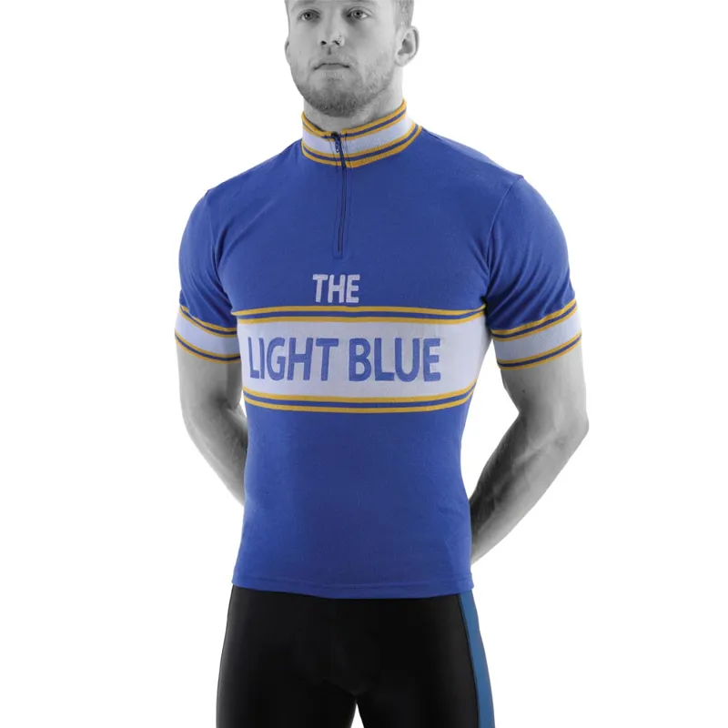 The Light Blue Classic Short Sleeve Merino Wool Jersey
