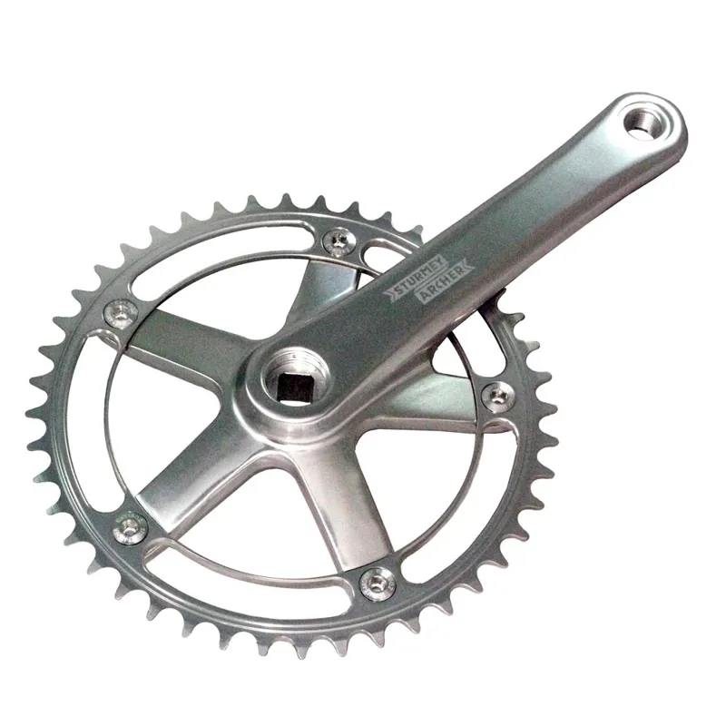 Sturmey Archer FCT62 Series Cranksets Silver/Silver 170mm