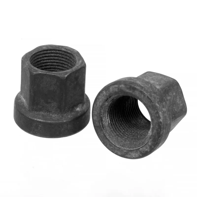 Axle Nuts Black 14mm