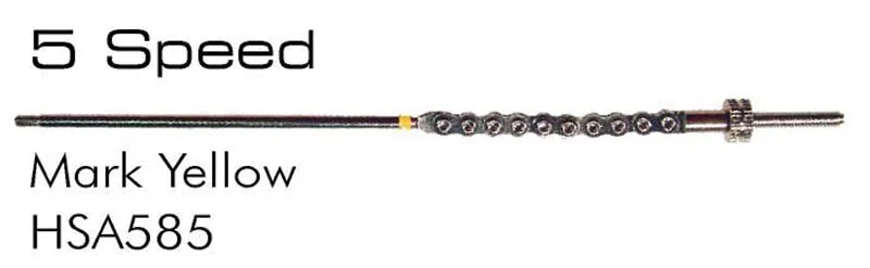 Sturmey Archer Indicators Yellow 5 Speed Toggle Chain