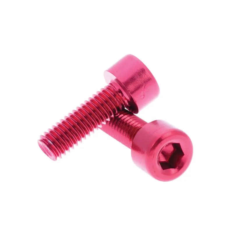 Fibrax Alloy Bolts Red M5x15mm