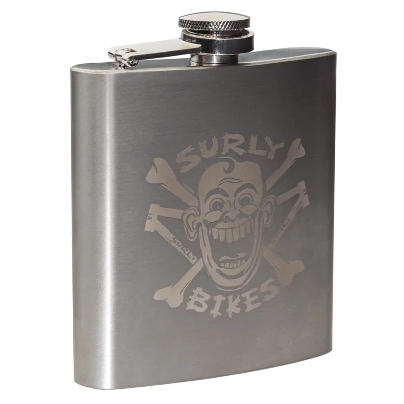 Surly Hip Flask Silver 177ml