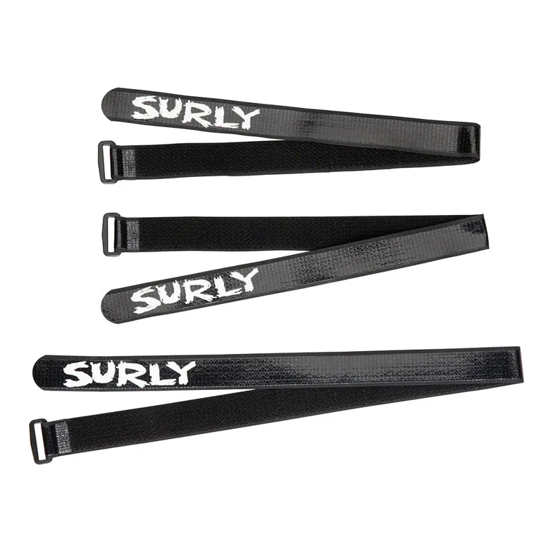 Surly Whip Lash 550/695mm Gear Straps in Black