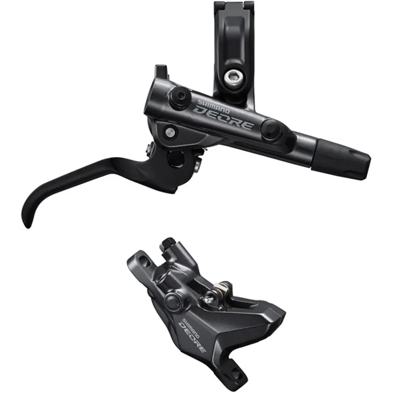 Shimano Deore M6100 Hydraulic Disc Brake Lever + 2 Pot Post Mount Caliper-1