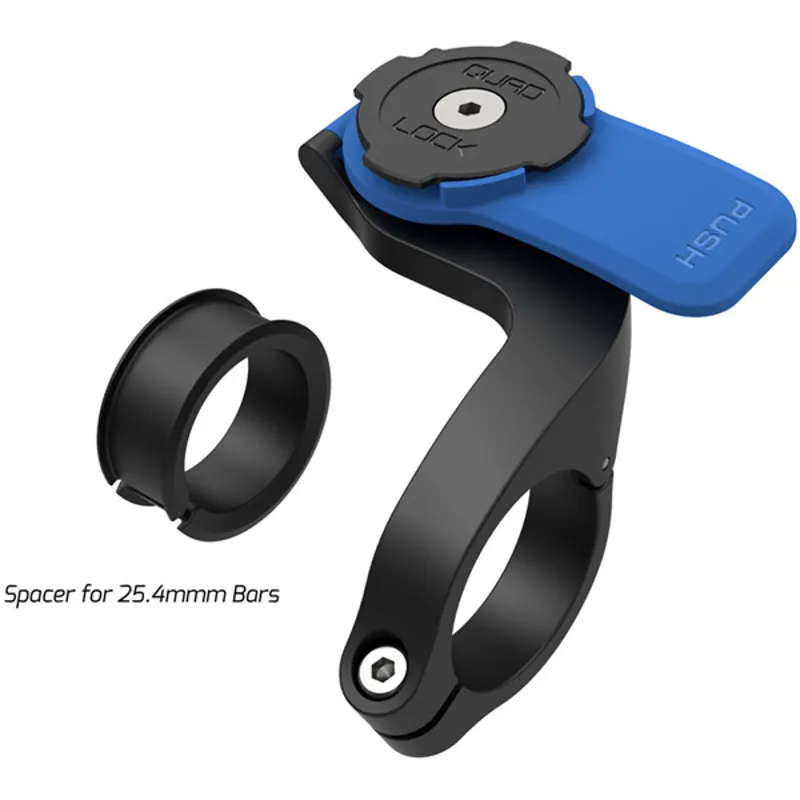 Quad Lock Mount Out Front Mount Blue/Black