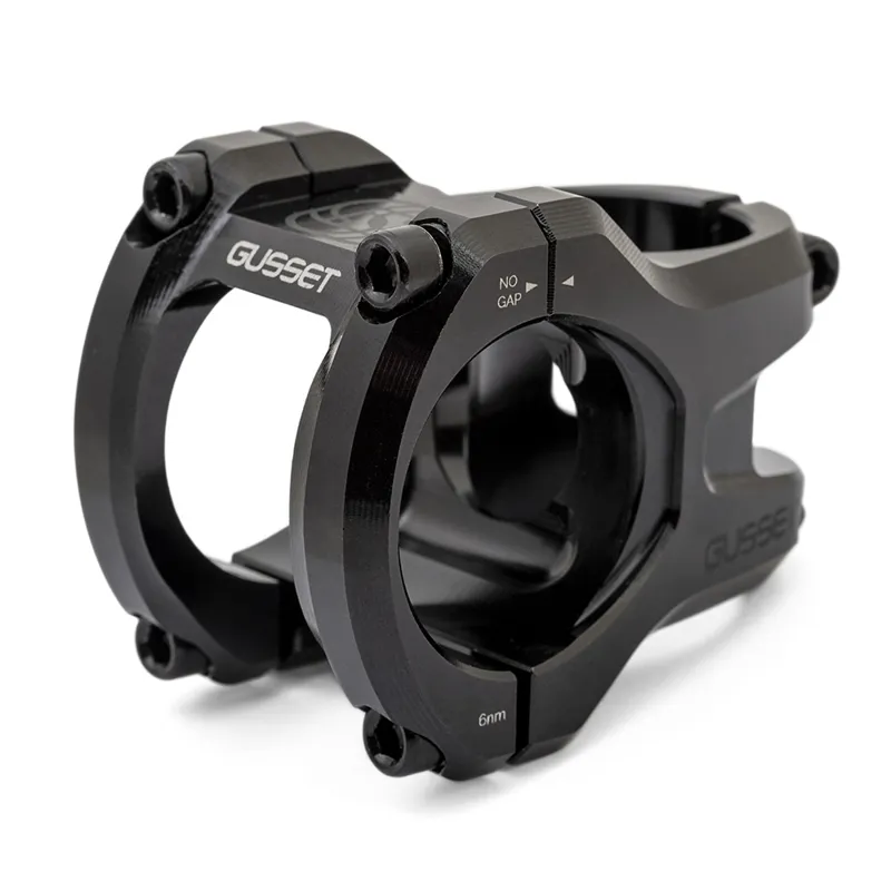 Gusset Components TS Stem in Black - 32mm or 40mm-4