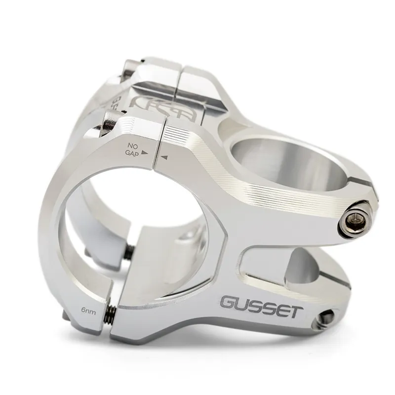 Gusset Components TS Stem in Silver - 32mm or 40mm-3
