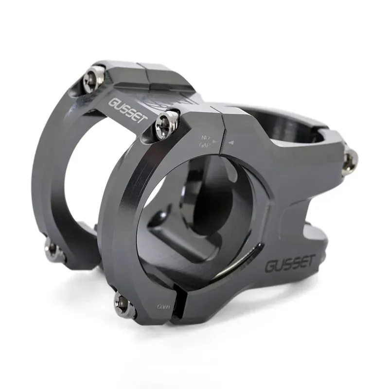 Gusset Components TS Stem - MJ Signature in Grey - 32mm or 40mm-3