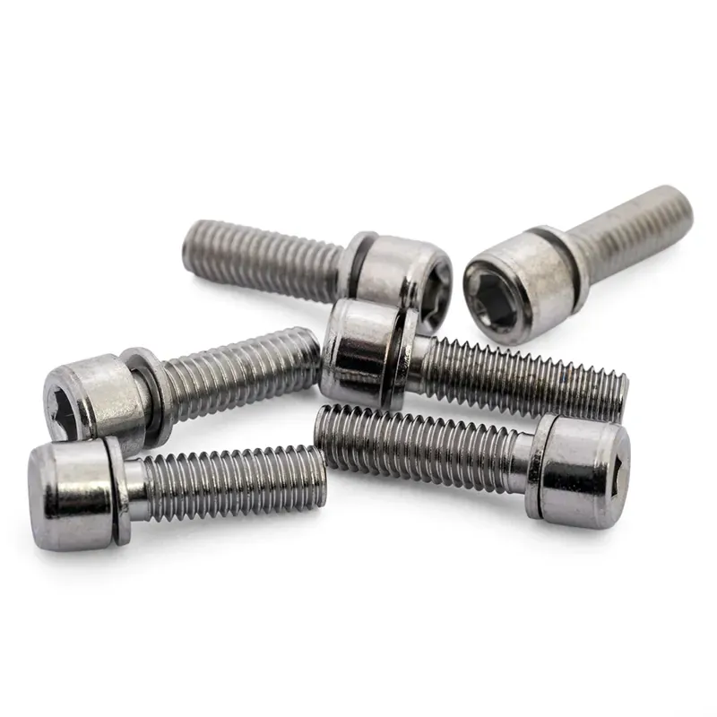 Gusset TS/S2 Stem Bolt Kit in Silver