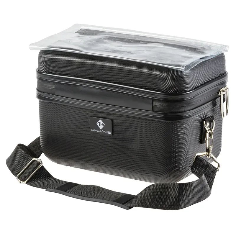  M-Wave Utrecht HC Hard Shell Handlebar Bag Black 8l