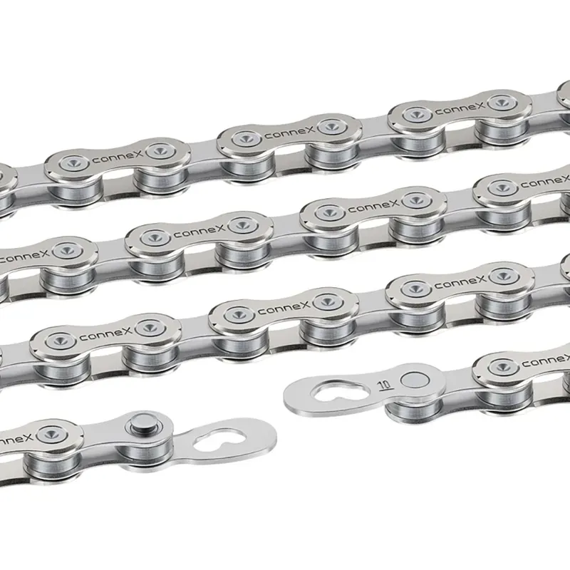 Connex 10SX 10-speed Bicycle Chain - 11/128 - 114L in Nickel
