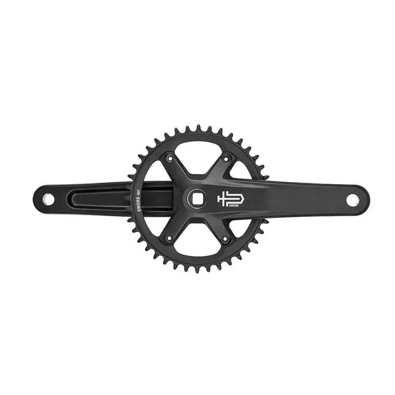 microSHIFT Cranksets - Sword Black 1x - 40T or 42T