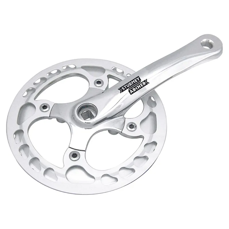 Sturmey Archer FCS73 170mm Single Speed Crank in Silver