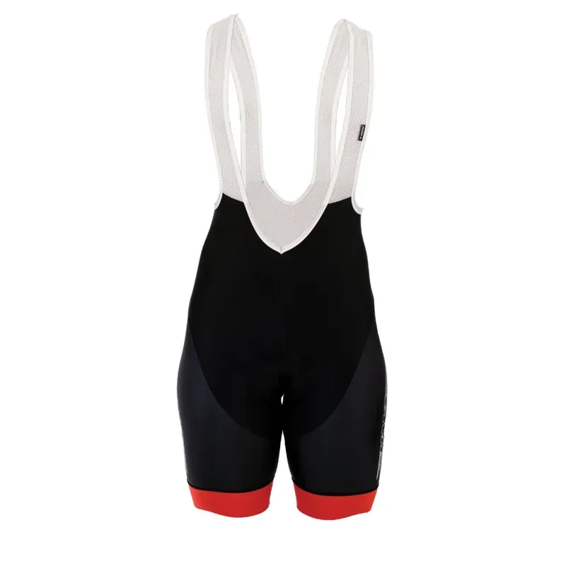 Halo Bib Shorts in Black