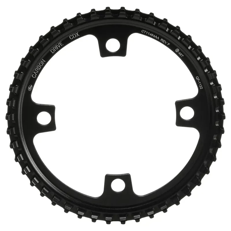 Gates Carbon Drive CDX Front Sprocket - 4-Bolt 104 BCD Black-2