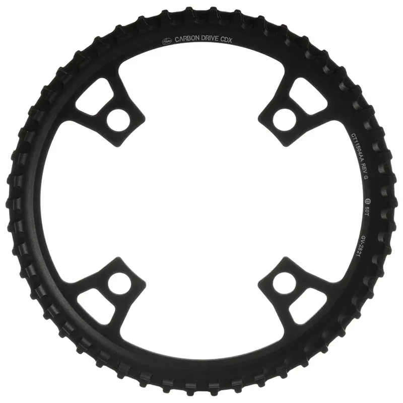 Gates Carbon Drive CDX Front Sprocket - 4-Bolt 104 BCD Black-3