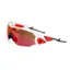 BZ Optics CRIT Mirrored Glasses with Revo Lenses in White + Orange Lens