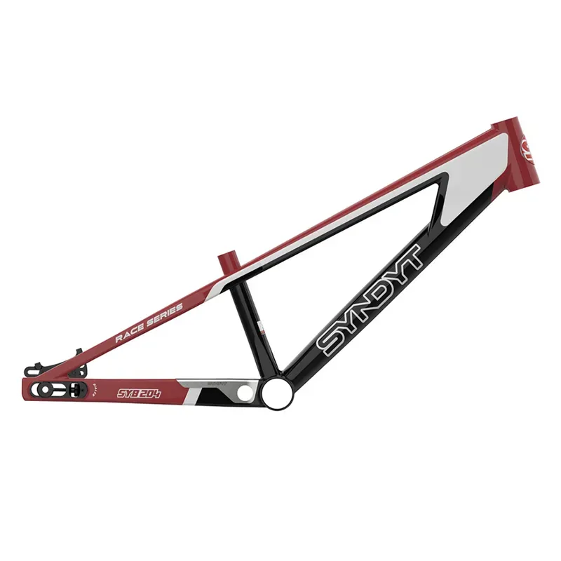 SYNDYT SYB204 Pro - Cruiser BMX Frame in Red