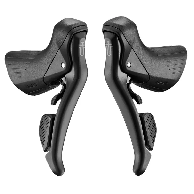 microSHIFT Shifters - Drop Bar - Sword Black - 2x9 Pair