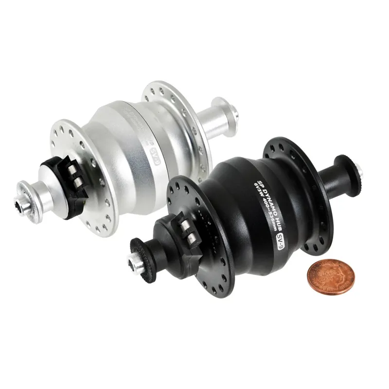 SP Dynamo SV-9 Dyno Hub - Silver