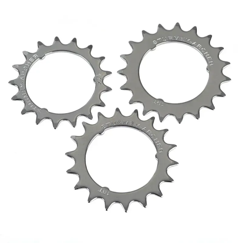 Sturmey Archer HSL Series Sprockets in Chrome - 13T to 25T.