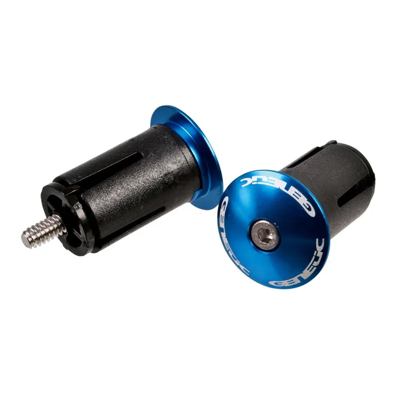 Genetic Endocrine Road Bar Plugs Blue Handlebar 18.2-22mm