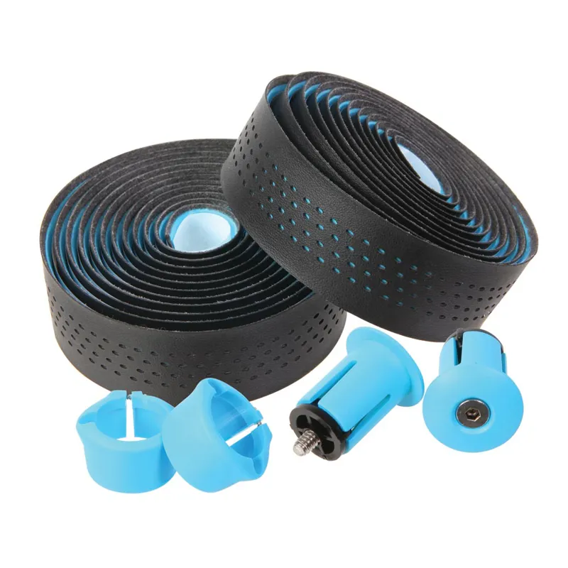 Genetic Perfect Road Bar Tape in Black/Light Blue