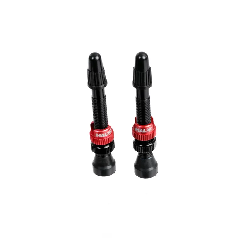 Halo Tubeless Valves Black 34 / 44 / 60mm Options