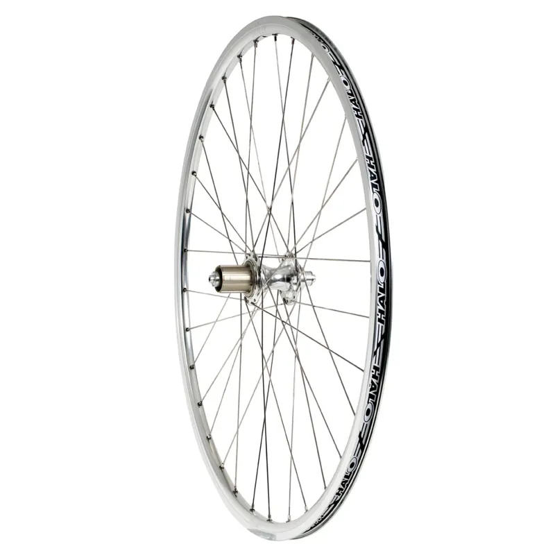 Halo Retro 6D 700 Road Rear Wheel Shimano Freehub Body Polished Silver