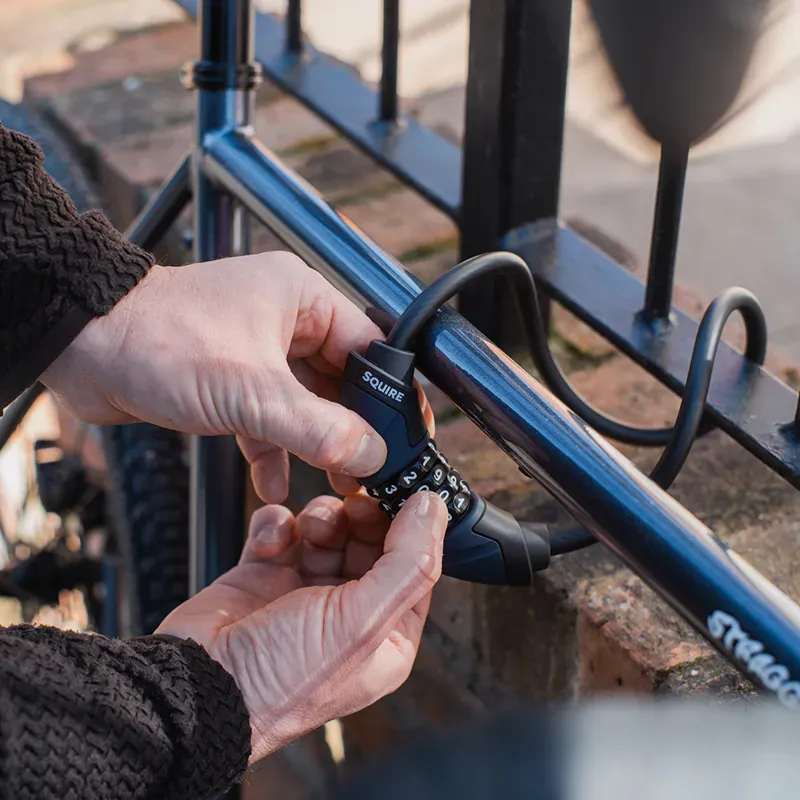 Squire Flexalok 10 - Lightweight Combination Cable Bike Lock-1