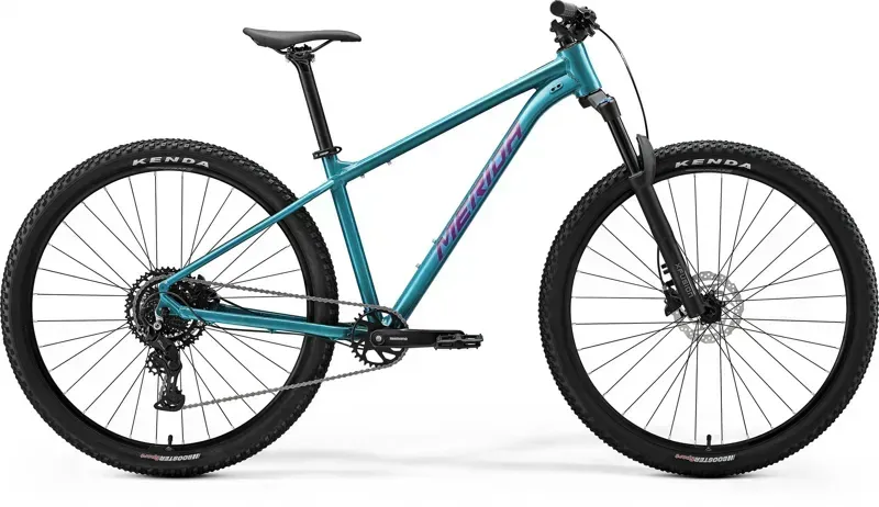Merida Big Nine 40 Mountain Bike in Dark Teal/Purple