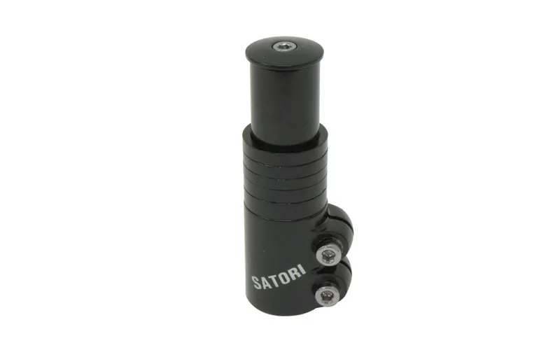 Satori Handlebar Stem Raiser / Riser Black 28.6mm