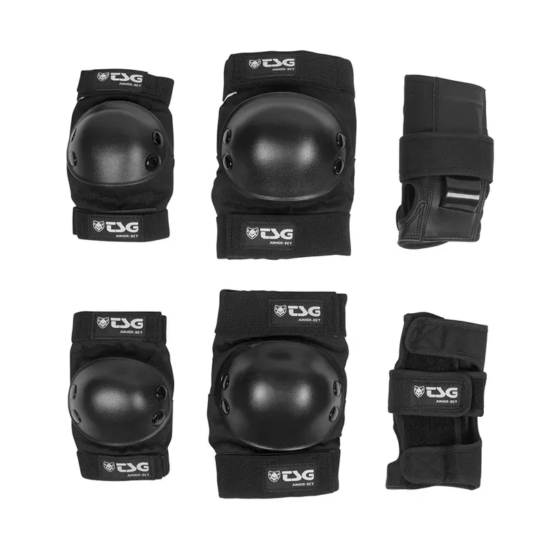TSG Pad Sets - Junior-Set in Black