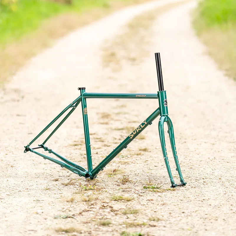 Surly Straggler Frameset - Subtropic Algae Green-1