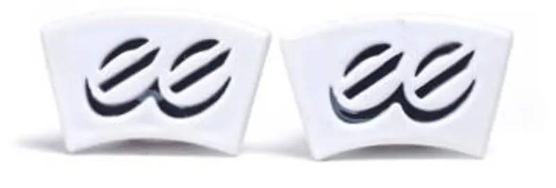 Cane Creek EE Brake Coloured Logo Badge Pair in White