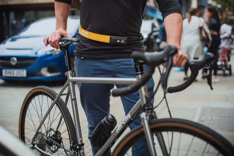 Squire Straplok 35/850 - Tough and Lightweight Wearable Lock Orange-3