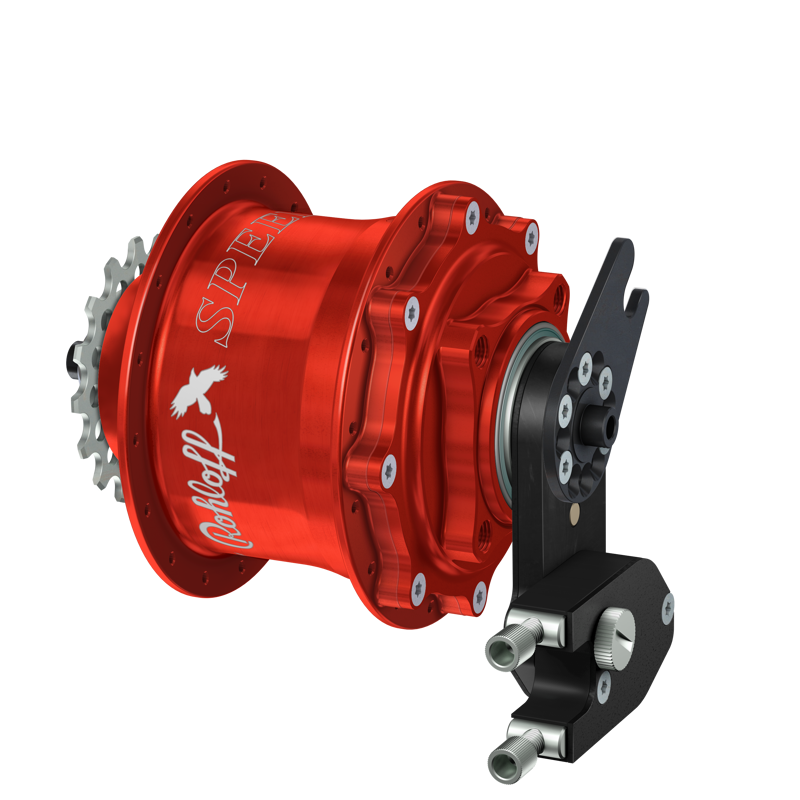 Rohloff - SPEEDHUB 500/14 CC DB - Red-4