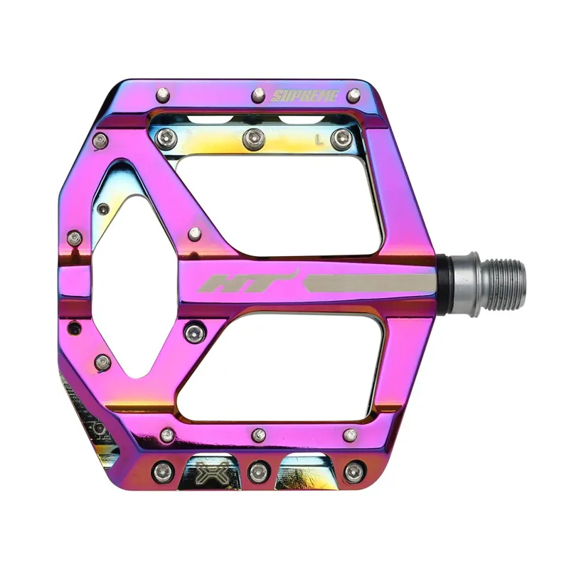 HT Components ANS10 Supreme Pedals in Oil Slick