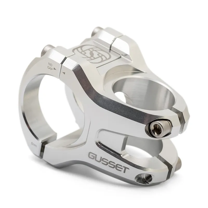 Gusset Components TS Stem in Silver - 32mm or 40mm-8