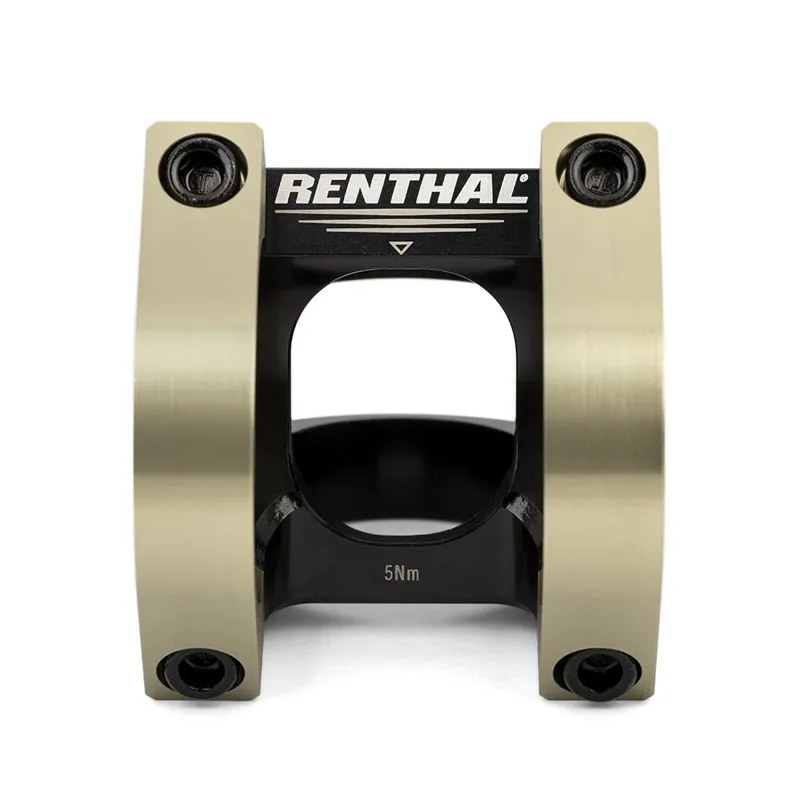 Renthal H/Bar Stems - Apex 35 V2 in AluGold/Black - 33mm/40mm/50mm-1